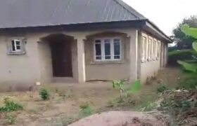 75% Completed Bungalow Consisting of  3-Bedroom Front Flat and 2-Bedroom Rear Flat