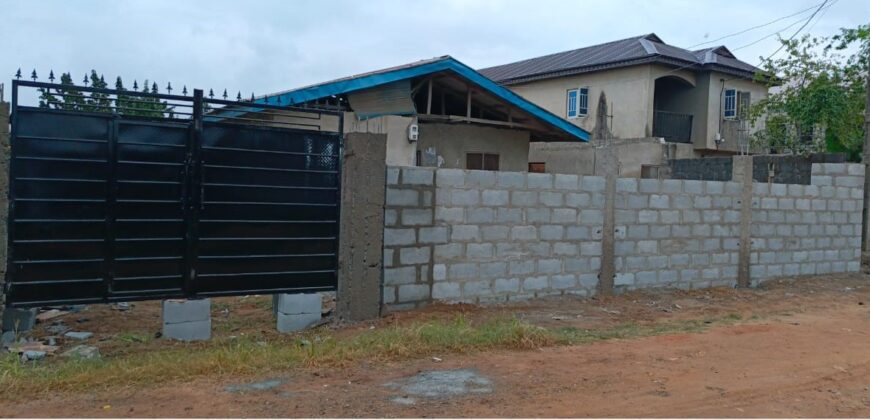 Fully Fenced and Gated Plot of Land with Tenement Bungalow